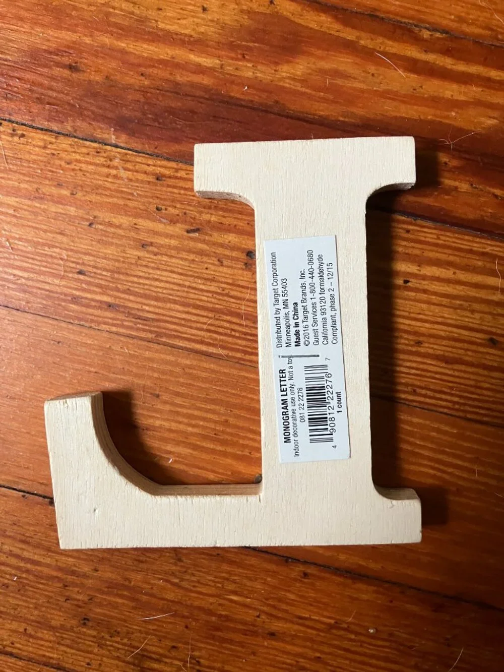 NWT Wooden Letters 